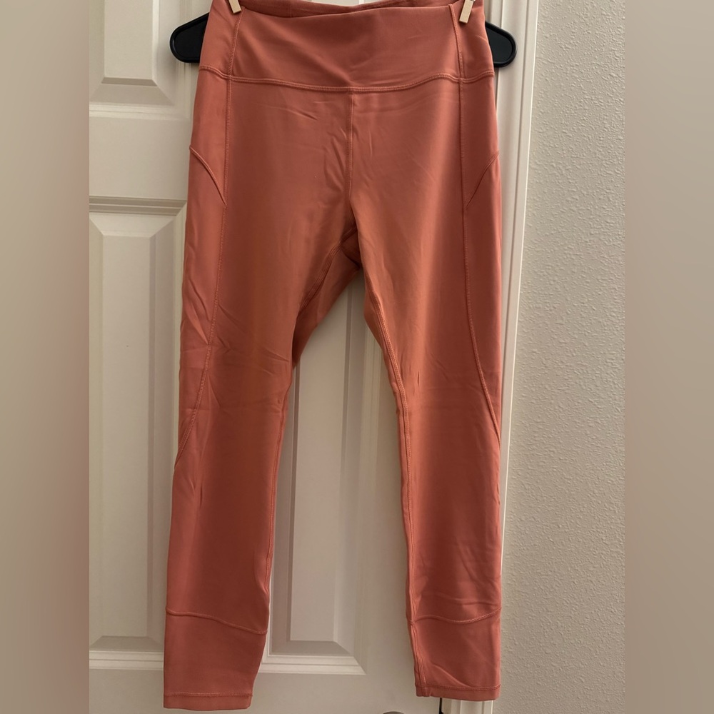 Lululemon Athletica Salmon High-Waisted Leggings